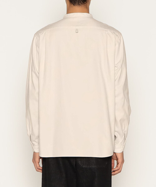 DANTON（ダントン）の「MEN'S COTTON FLANNEL BAND COLLAR SHIRT（シャツ/ブラウス・メンズ・アイボリー/オリーブ/グレー・40/42/38/44）」の9枚目の写真