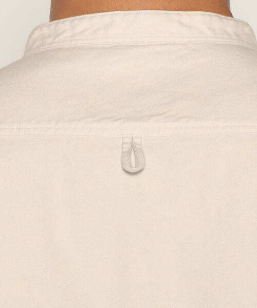 DANTON（ダントン）の「MEN'S COTTON FLANNEL BAND COLLAR SHIRT（シャツ/ブラウス・メンズ・アイボリー/オリーブ/グレー・40/42/38/44）」の11枚目の写真