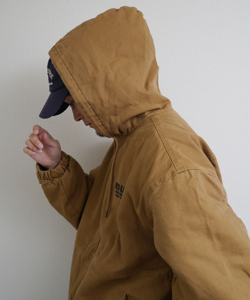 RED KAP(レッドキャップ)の「REDKAP ダックフーデッド中綿ジャケット(その他アウター・メンズ・ブラック/ベージュ/カーキ系・LARGE/MEDIUM/X-LARGE)」の4枚目の写真