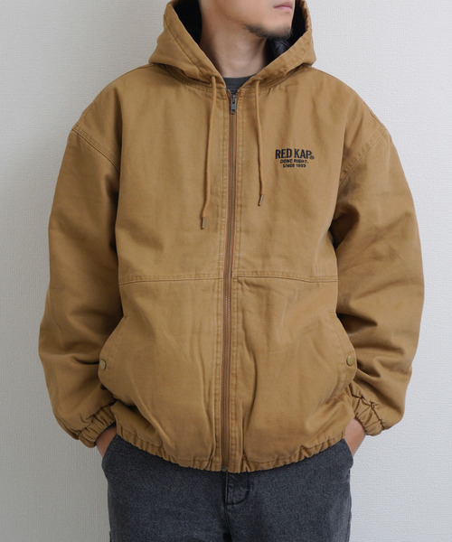 RED KAP(レッドキャップ)の「REDKAP ダックフーデッド中綿ジャケット(その他アウター・メンズ・ブラック/ベージュ/カーキ系・LARGE/MEDIUM/X-LARGE)」の7枚目の写真
