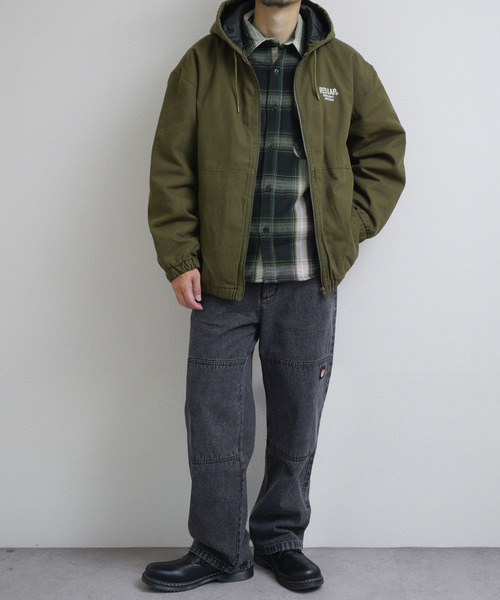 RED KAP(レッドキャップ)の「REDKAP ダックフーデッド中綿ジャケット(その他アウター・メンズ・ブラック/ベージュ/カーキ系・LARGE/MEDIUM/X-LARGE)」の10枚目の写真