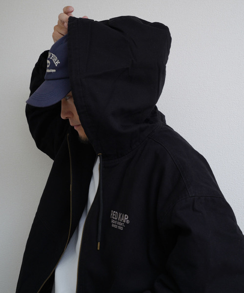 RED KAP(レッドキャップ)の「REDKAP ダックフーデッド中綿ジャケット(その他アウター・メンズ・ブラック/ベージュ/カーキ系・LARGE/MEDIUM/X-LARGE)」の13枚目の写真