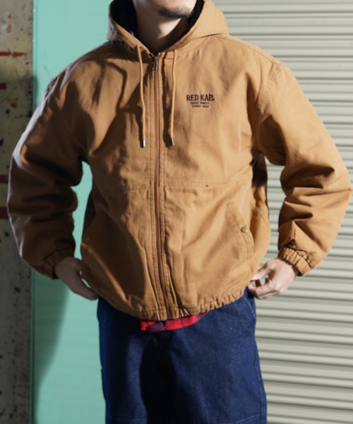 RED KAP(レッドキャップ)の「REDKAP ダックフーデッド中綿ジャケット(その他アウター・メンズ・ブラック/ベージュ/カーキ系・LARGE/MEDIUM/X-LARGE)」の19枚目の写真