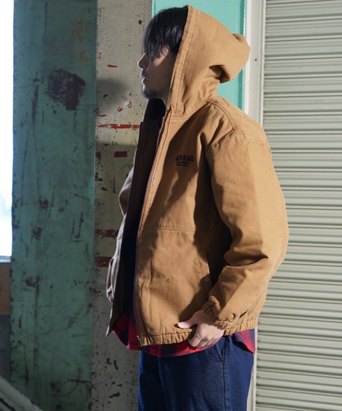 RED KAP(レッドキャップ)の「REDKAP ダックフーデッド中綿ジャケット(その他アウター・メンズ・ブラック/ベージュ/カーキ系・LARGE/MEDIUM/X-LARGE)」の21枚目の写真