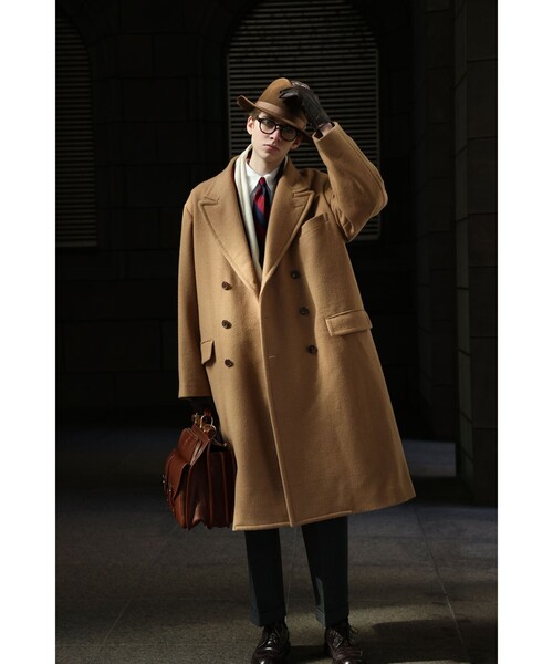 Kaptain Sunshine（キャプテン サンシャイン）の「【別注】KAPTAIN SUNSHINE / Polo Coat（その他アウター・メンズ・カーキ・4(40)/3(38)/2(36)）」の3枚目の写真