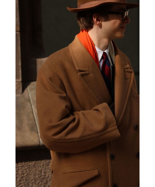 Kaptain Sunshine（キャプテン サンシャイン）の「【別注】KAPTAIN SUNSHINE / Polo Coat（その他アウター・メンズ・カーキ・4(40)/3(38)/2(36)）」の2枚目の写真