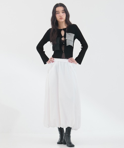 kotohayokozawa（コトハヨコザワ）の「【kotohayokozawa/コトハヨコザワ】《STUDIOUS別注》 ニットカーディガン（Tシャツ/カットソー・レディース・ブラック/グレー/ホワイト・FREE）」の10枚目の写真