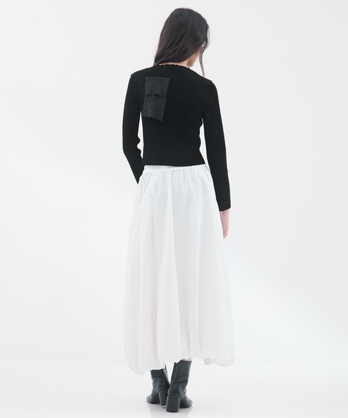 kotohayokozawa（コトハヨコザワ）の「【kotohayokozawa/コトハヨコザワ】《STUDIOUS別注》 ニットカーディガン（Tシャツ/カットソー・レディース・ブラック/グレー/ホワイト・FREE）」の11枚目の写真