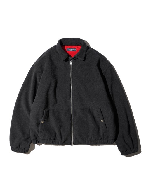SUNNY  SPORTS（サニースポーツ）の「SUNNY SPORTS GOLF / サニースポーツゴルフ FLEECE SWING TOP フリース スイングトップ（ブルゾン・メンズ・ブラック/ダークブラウン・MEDIUM/LARGE/X-SMALL）」の4枚目の写真