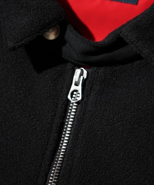 SUNNY  SPORTS（サニースポーツ）の「SUNNY SPORTS GOLF / サニースポーツゴルフ FLEECE SWING TOP フリース スイングトップ（ブルゾン・メンズ・ブラック/ダークブラウン・MEDIUM/LARGE/X-SMALL）」の6枚目の写真