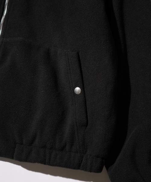 SUNNY  SPORTS（サニースポーツ）の「SUNNY SPORTS GOLF / サニースポーツゴルフ FLEECE SWING TOP フリース スイングトップ（ブルゾン・メンズ・ブラック/ダークブラウン・MEDIUM/LARGE/X-SMALL）」の9枚目の写真