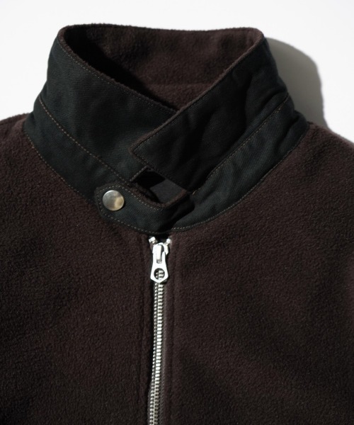 SUNNY  SPORTS（サニースポーツ）の「SUNNY SPORTS GOLF / サニースポーツゴルフ FLEECE SWING TOP フリース スイングトップ（ブルゾン・メンズ・ブラック/ダークブラウン・MEDIUM/LARGE/X-SMALL）」の16枚目の写真