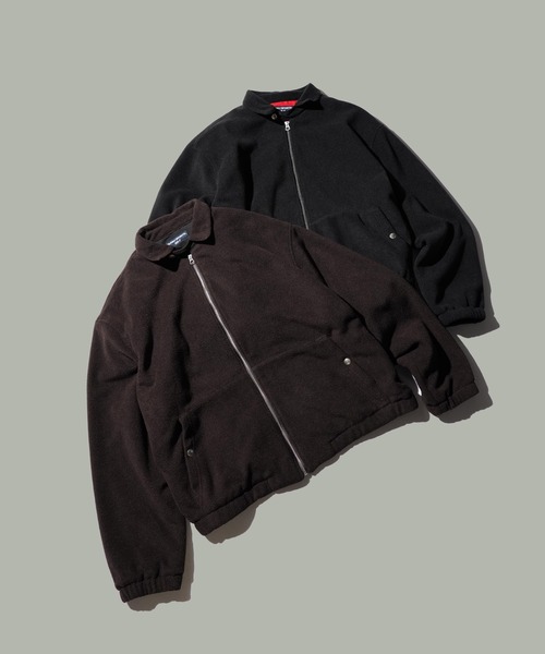 SUNNY  SPORTS（サニースポーツ）の「SUNNY SPORTS GOLF / サニースポーツゴルフ FLEECE SWING TOP フリース スイングトップ（ブルゾン・メンズ・ブラック/ダークブラウン・MEDIUM/LARGE/X-SMALL）」の22枚目の写真