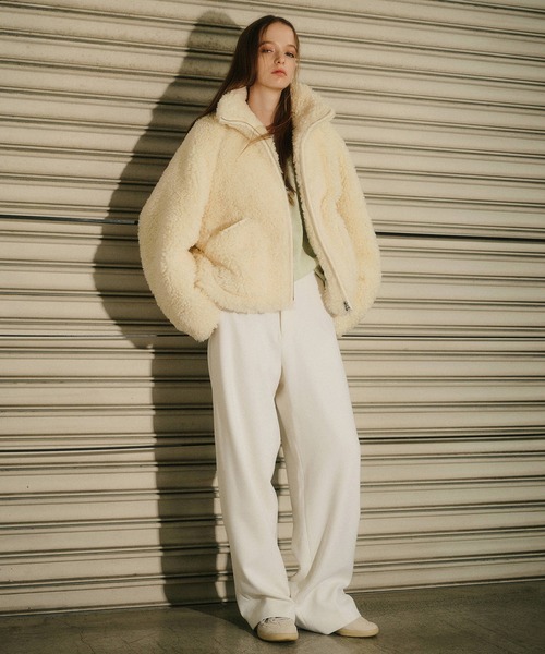 183 PGG 新品タグ付き 定価25,300円 ジップアップブルゾン 5 L Zip-up Padded Short Jacket ＜ NO TARGET