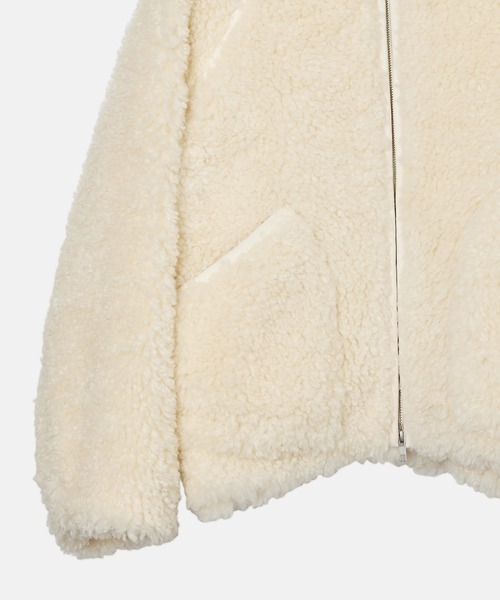 LE CIEL BLEU（ルシェルブルー）の「フェイクシャーリングジップアップ