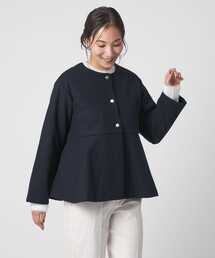 ペプラム」に該当するノーカラーコートファッション通販 - ZOZOTOWN