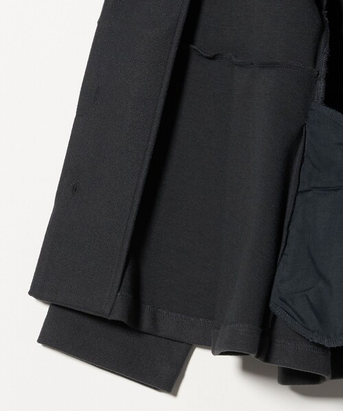 ニットメルトン ペプラム ショートコート ＜A DAY IN THE LIFE＞（ノー