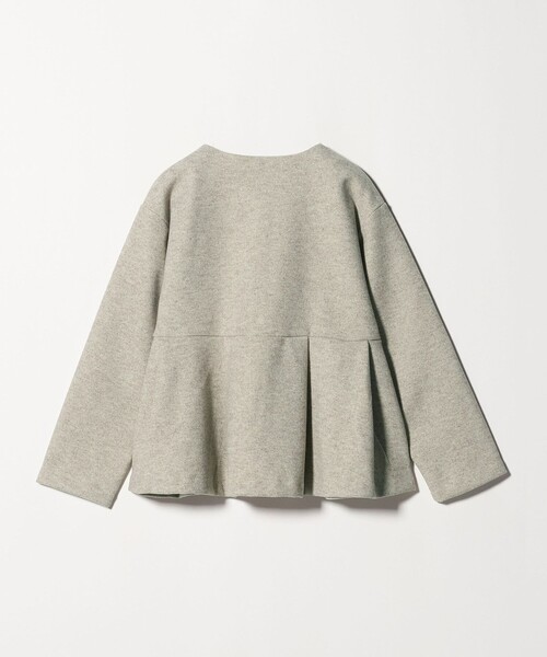 ニットメルトン ペプラム ショートコート ＜A DAY IN THE LIFE＞（ノー