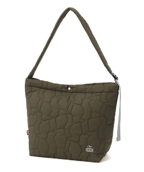 CHUMS(チャムス)の「【CHUMS/チャムス】 Booby Stitch Shoulder Bag(ショルダーバッグ・メンズ・ブラック/オリーブ/グレイッシュベージュ/ブラック系その他・FREE)」の4枚目の写真