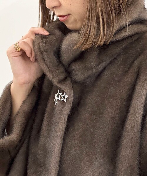 grace grace （グラスグラス）の「【grace grace/グラスグラス】3スターパヴェブローチ（ブローチ/コサージュ・レディース・シルバー・FREE）」の4枚目の写真