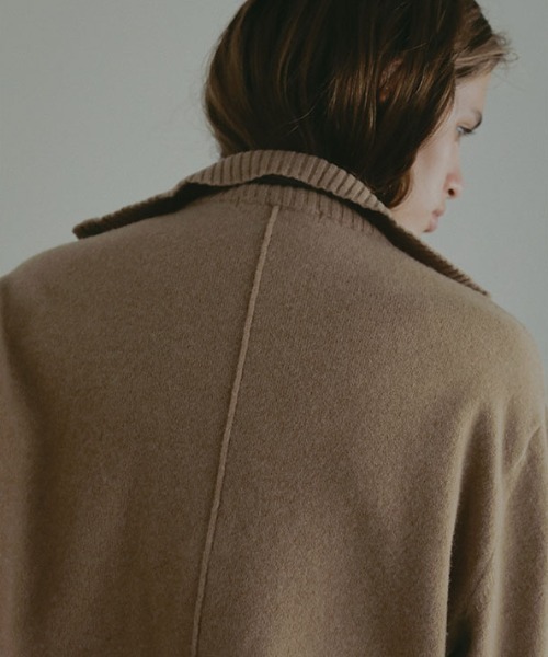 ハーフジップハイゲージニットプルオーバー（ニット/セーター）｜ETRE