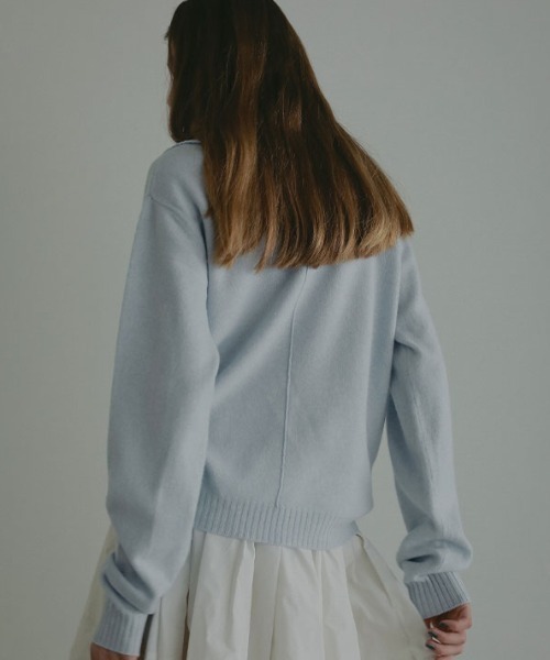 新品 ETRE TOKYO ハーフジップハイゲージニットプルオーバー 25AW ハーフジップハイゲージニットプルオーバー(F BEIGE): トップス