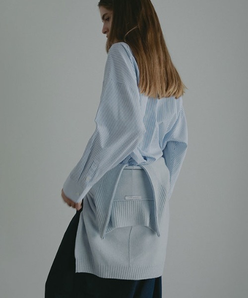 新品 ETRE TOKYO ハーフジップハイゲージニットプルオーバー 25AW ハーフジップハイゲージニットプルオーバー(F BEIGE): トップス