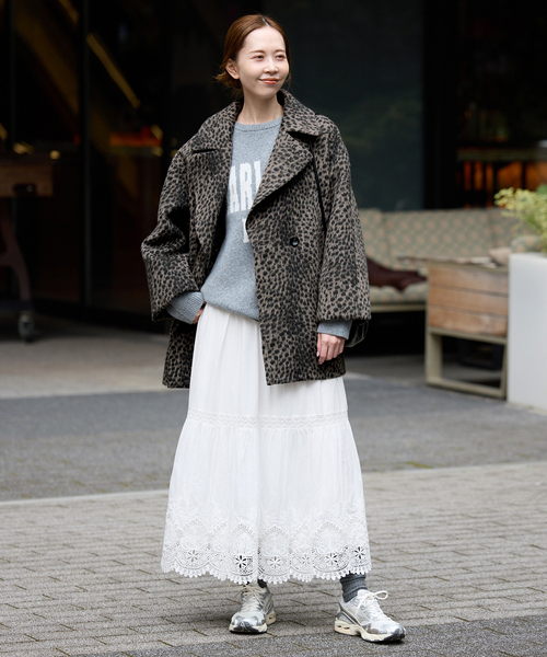 SLOBE IENA（スローブイエナ）の「レオパードコート（その他アウター・レディース・ブラウン・FREE）」の2枚目の写真