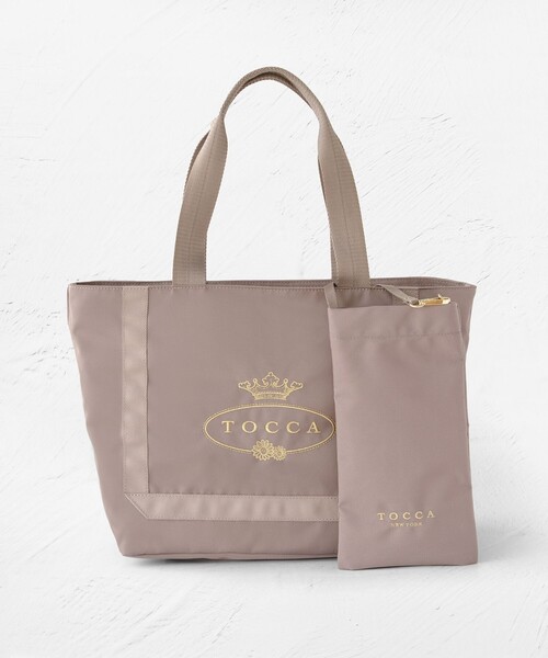 TOCCA(トッカ)の「RAINY WAY 2SET BAG レイントートバッグ(トートバッグ・レディース・ブラック系/ベージュ系/ベージュ系5・F)」の2枚目の写真