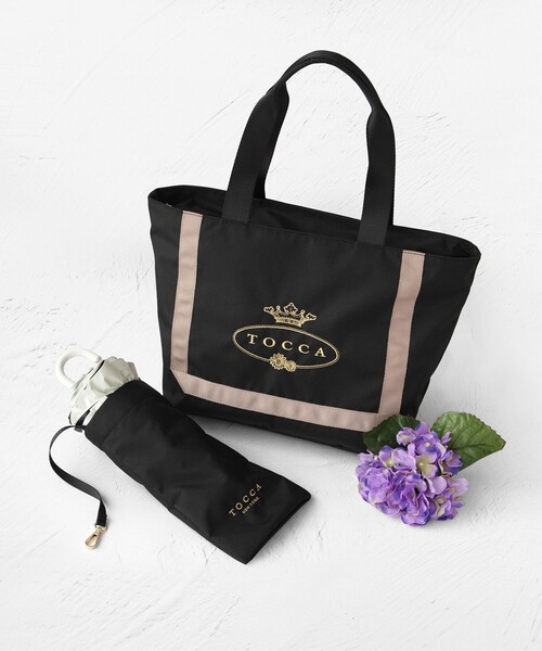 TOCCA(トッカ)の「RAINY WAY 2SET BAG レイントートバッグ(トートバッグ・レディース・ブラック系/ベージュ系/ベージュ系5・F)」の3枚目の写真