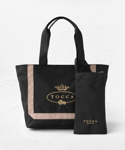 TOCCA(トッカ)の「RAINY WAY 2SET BAG レイントートバッグ(トートバッグ・レディース・ブラック系/ベージュ系/ベージュ系5・F)」の5枚目の写真