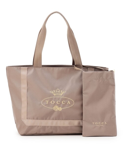 TOCCA(トッカ)の「RAINY WAY 2SET BAG レイントートバッグ(トートバッグ・レディース・ブラック系/ベージュ系/ベージュ系5・F)」の8枚目の写真