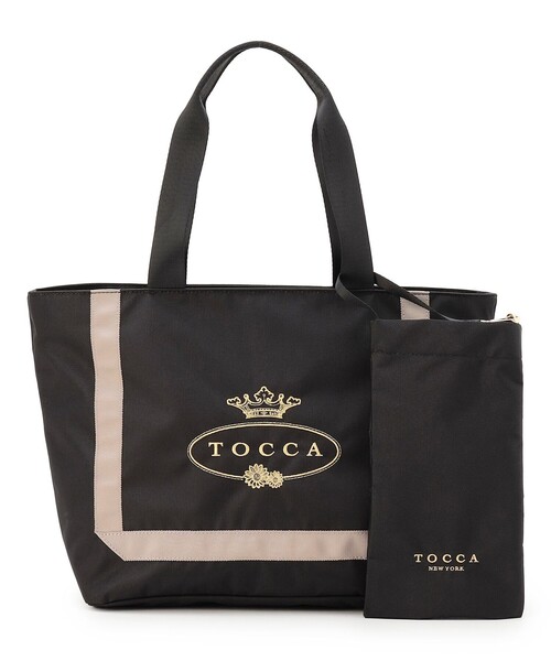 TOCCA(トッカ)の「RAINY WAY 2SET BAG レイントートバッグ(トートバッグ・レディース・ブラック系/ベージュ系/ベージュ系5・F)」の9枚目の写真