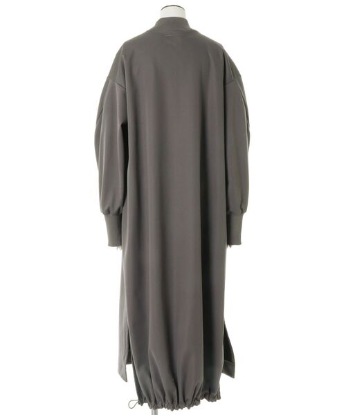 UN3D.（アンスリード）の「ROUND HEM 3LAYER FLEECE OP / ラウンドヘムスリーレイヤーフリースワンピース（ワンピース・レディース・グレー/ブラック・38/36）」の13枚目の写真