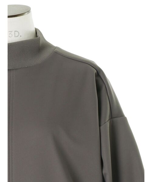 UN3D.（アンスリード）の「ROUND HEM 3LAYER FLEECE OP / ラウンドヘムスリーレイヤーフリースワンピース（ワンピース・レディース・グレー/ブラック・38/36）」の15枚目の写真