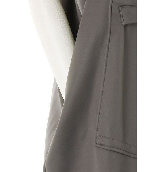 UN3D.（アンスリード）の「ROUND HEM 3LAYER FLEECE OP / ラウンドヘムスリーレイヤーフリースワンピース（ワンピース・レディース・グレー/ブラック・38/36）」の17枚目の写真