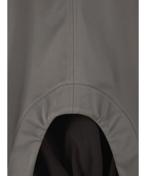 UN3D.（アンスリード）の「ROUND HEM 3LAYER FLEECE OP / ラウンドヘムスリーレイヤーフリースワンピース（ワンピース・レディース・グレー/ブラック・38/36）」の20枚目の写真