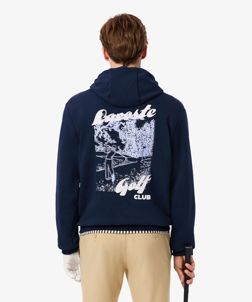 LACOSTE（ラコステ）の「プレイヤーバックプリントスウェットフーディー（パーカー・メンズ・ネイビー/オリーブ・4/5/3）」の19枚目の写真