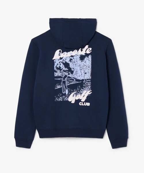 LACOSTE（ラコステ）の「プレイヤーバックプリントスウェットフーディー（パーカー・メンズ・ネイビー/オリーブ・4/5/3）」の21枚目の写真