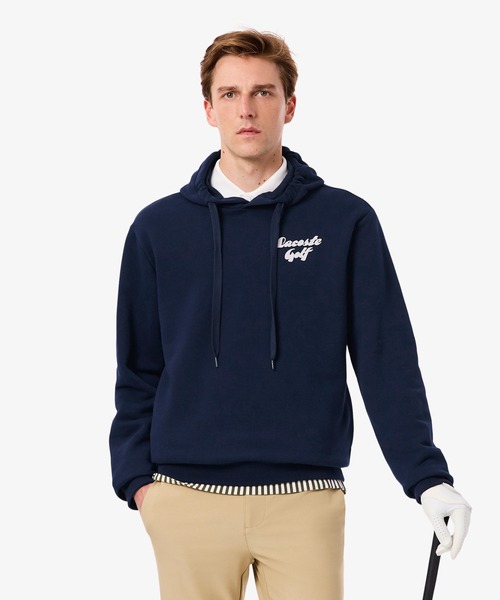 LACOSTE（ラコステ）の「プレイヤーバックプリントスウェットフーディー（パーカー・メンズ・ネイビー/オリーブ・4/5/3）」の3枚目の写真