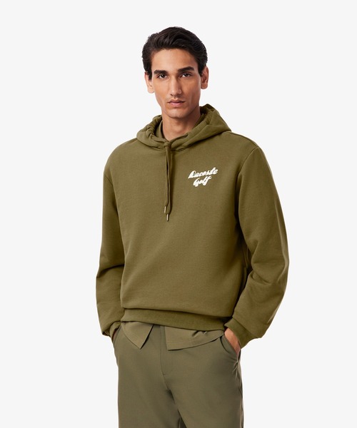 LACOSTE（ラコステ）の「プレイヤーバックプリントスウェットフーディー（パーカー・メンズ・ネイビー/オリーブ・4/5/3）」の13枚目の写真