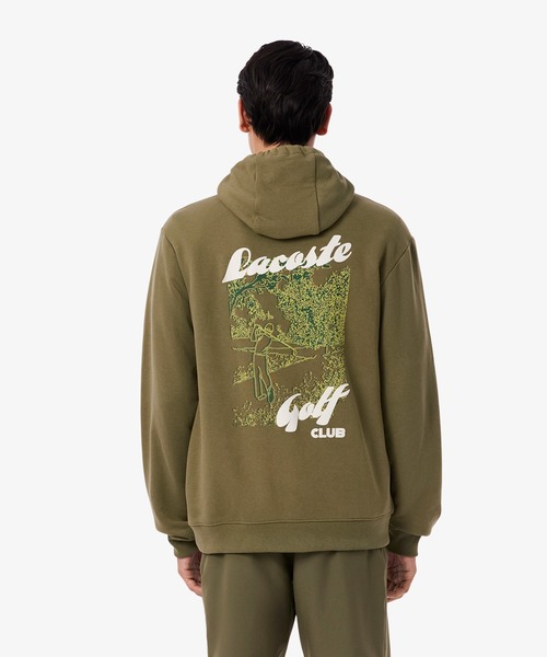 LACOSTE（ラコステ）の「プレイヤーバックプリントスウェットフーディー（パーカー・メンズ・ネイビー/オリーブ・4/5/3）」の15枚目の写真