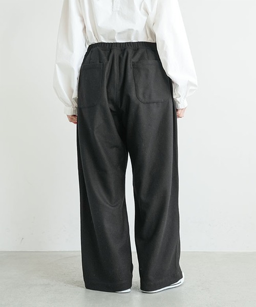 solamonat poche(ソラモナポッシェ)の「ウールイージーパンツ(その他パンツ・レディース・カーキ/ブラック/ホワイト/チャコールグレー・3.0/2.0/1/2)」の10枚目の写真