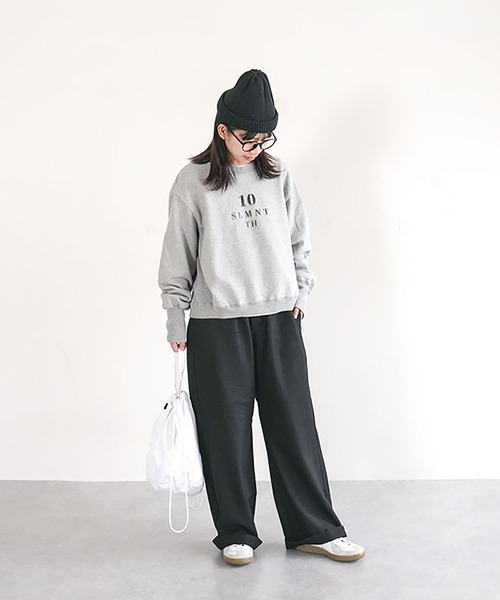 solamonat poche(ソラモナポッシェ)の「ウールイージーパンツ(その他パンツ・レディース・カーキ/ブラック/ホワイト/チャコールグレー・3.0/2.0/1/2)」の18枚目の写真