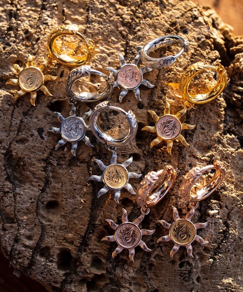 IRIEBEACH(アイリービーチ)の「sunrise hoop pierce/【ハワイアンジュエリー】【サージカルステンレス】【金属アレルギー対応】【IRIEBEACH / アイリービーチ】つけっぱなしOK(ピアス(片耳用)・レディース・シルバー/ピンク/ゴールド・FREE)」の4枚目の写真