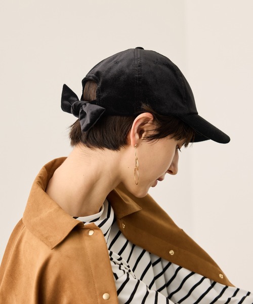 ベロアリボンキャップ（キャップ）｜ROPE' PICNIC（ロペピクニック）の