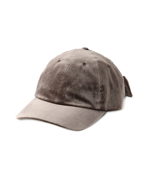 ROPE' PICNIC(ロペピクニック)の「ベロアリボンキャップ(キャップ・レディース・ベージュ/ブラック・FREE)」の8枚目の写真