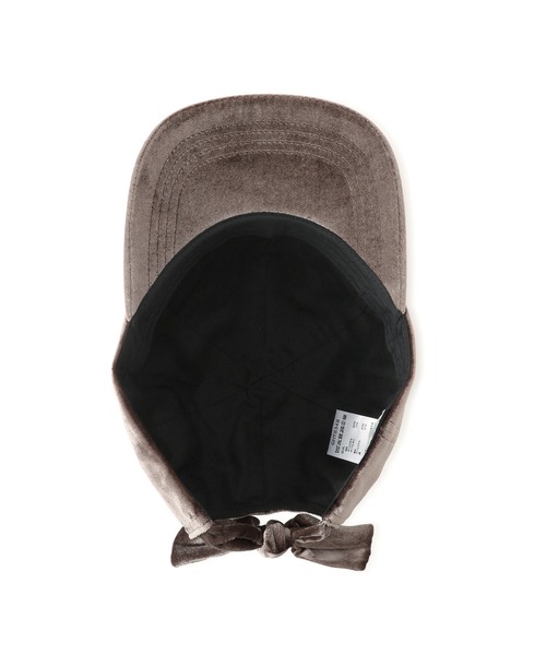 ROPE' PICNIC(ロペピクニック)の「ベロアリボンキャップ(キャップ・レディース・ベージュ/ブラック・FREE)」の12枚目の写真