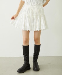 MILKFED.（ミルクフェド）の「LACE MINI SKIRT（スカート・メンズ）」