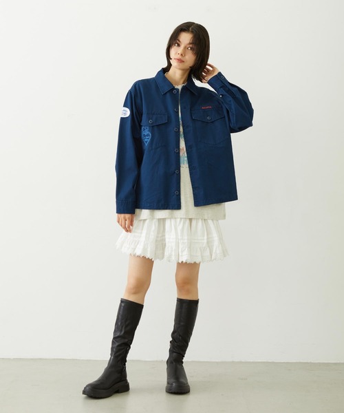 MILKFED.（ミルクフェド）の「LACE MINI SKIRT（スカート・レディース・ブラック/ホワイト・ONE SIZE）」の7枚目の写真